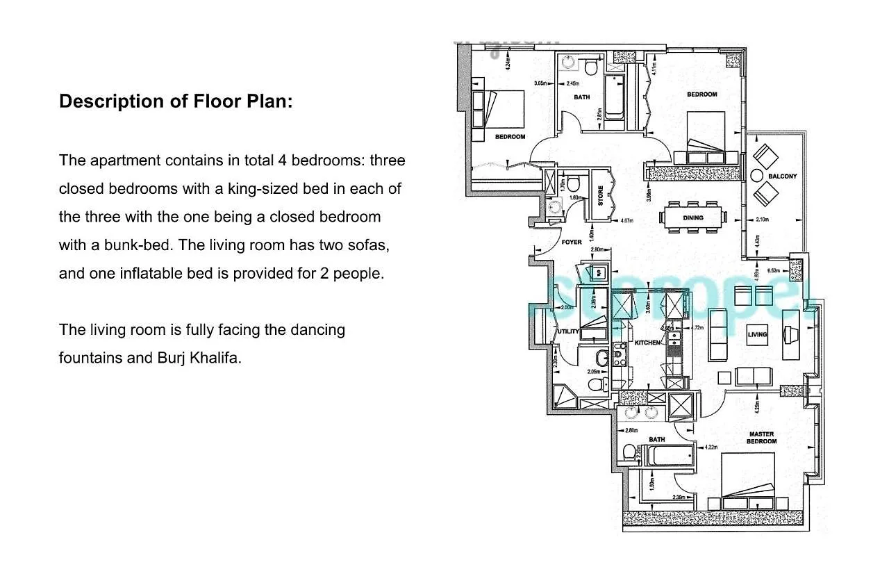 דובאי Elite Royal Apartment - Burj Residences T5 | Diamond